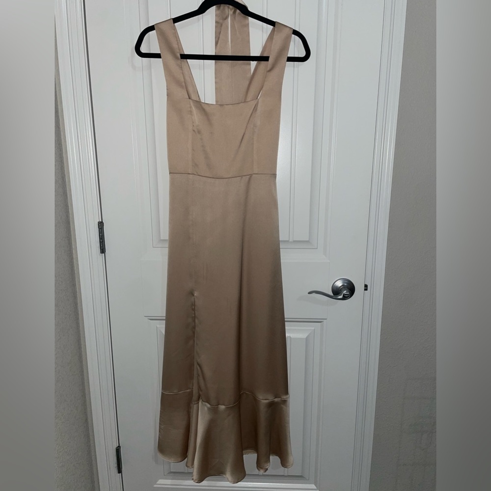 Show Me Your Mumu dress: midi size XS in color champagne luxe